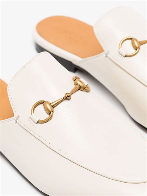 gucci mules white|Gucci princetown mules on sale.